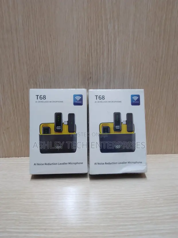PowerMax T68 Mini Wireless Microphone - Studio Quality - 1