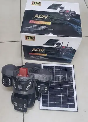 AOV Triple Camera 4G Solar Powered CCTV - Night Vision