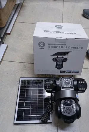 V380 Triple Lens 4G SIM Solar CCTV Camera PTZ