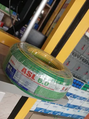 ASL 6.0mm Single Core Y/Green Cable 90m