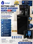 Nunix Bottom Load Water Dispenser A2C-X2 H&C with HiFi System - 2