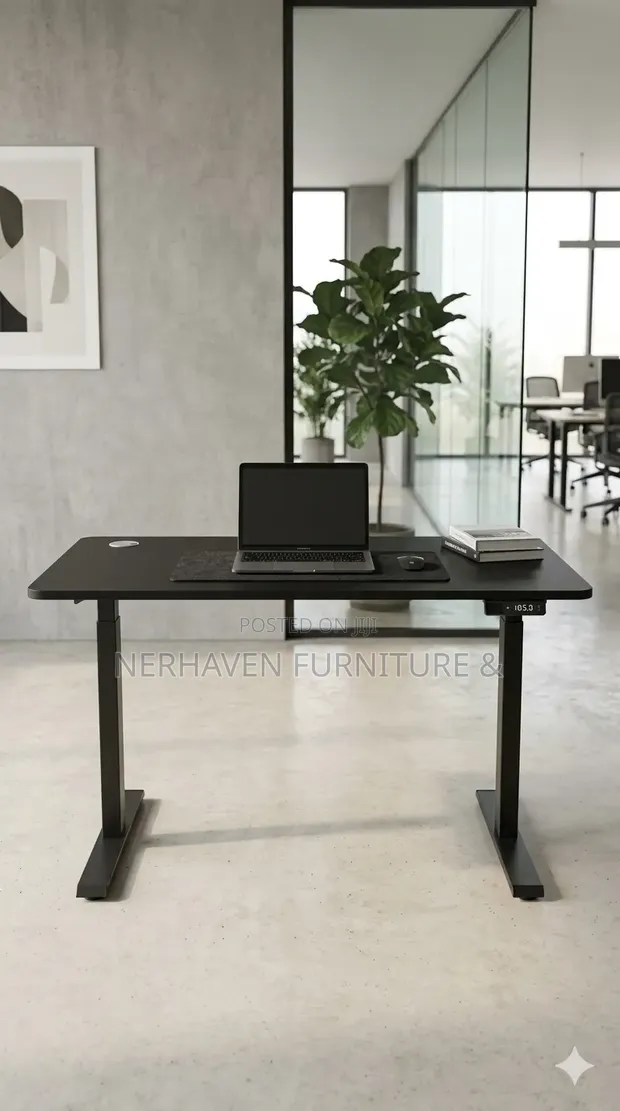 Electric Adjustable Desk - Modern Height Adjustable Workstation - 1