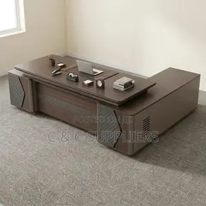 CEO L-Shaped Imported Work Desk - 240cm