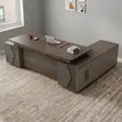 CEO L-Shaped Imported Work Desk - 240cm - 4