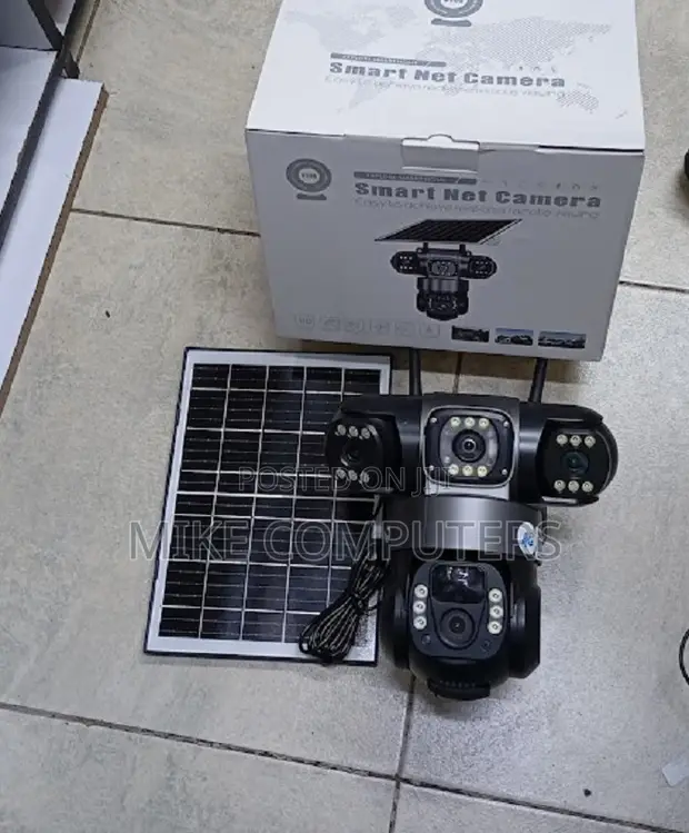 VTS28 Triple Lens Solar 4G Camera V380 Pro - 1