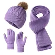 3-in-1 Adult Winter Set: Scarf, Touch Gloves, Marvin - 4