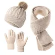 3-in-1 Adult Winter Set: Scarf, Touch Gloves, Marvin - 5