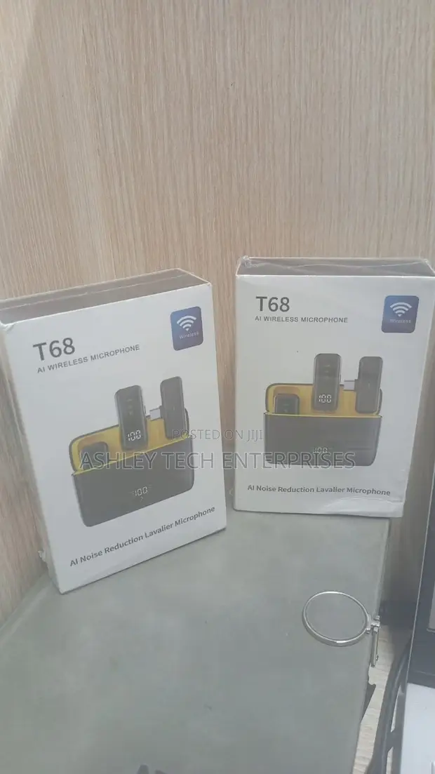 Ultimate T68 Mini Wireless Microphone - HD Audio - 1