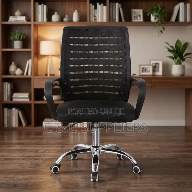 Swivel Mesh Home Office Chair - Brand New - 1
