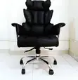 Executive Office Chair - Black Leather - 2
