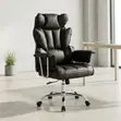 Executive Office Chair - Black Leather - 4