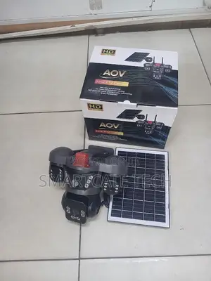 AOV Solar Powered 4G CCTV with Triple Lens Night Vision