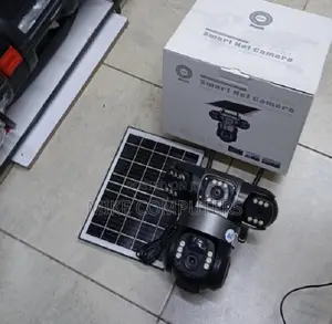 Triple Lens 4G Solar CCTV Camera - Full HD 360°