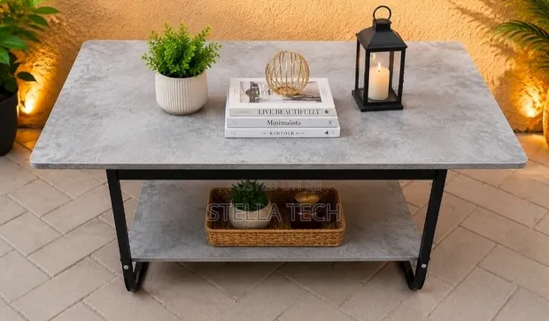Imported Executive Marble Top Coffee Table - 1