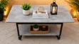 Imported Executive Marble Top Coffee Table - 2