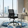 Kaptains Swivel Mid Backrest Office Chair - Black - 3