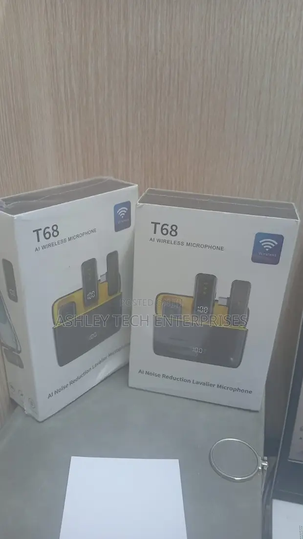 T68 Wireless Lavalier Microphone for Content Creators - 1