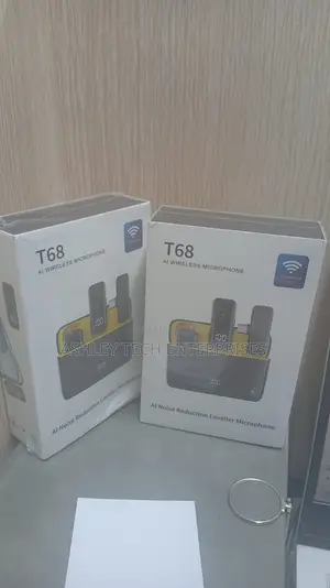 T68 Wireless Lavalier Microphone for Content Creators