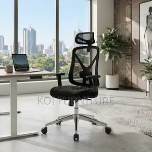 Ergonomic High Backrest Swivel Office Chair