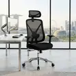 Ergonomic High Backrest Swivel Office Chair - 3