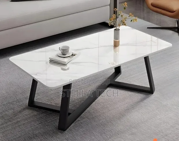Executive Marble Top Coffee Table - 1