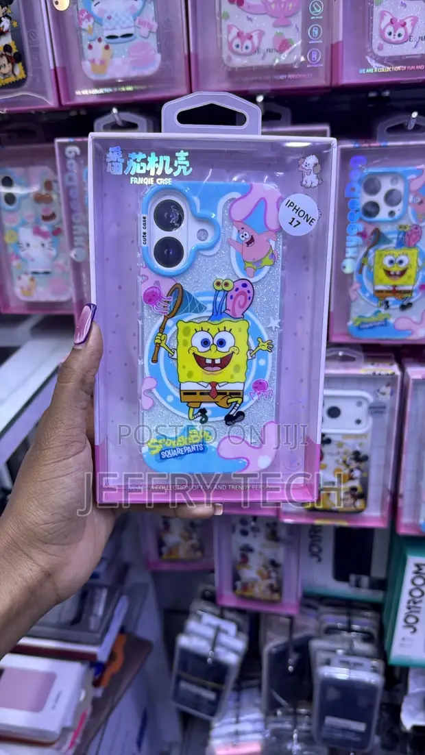 SpongeBob SquarePants Glitter Case for iPhone 17 Pro Max - 1