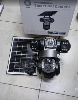 V380 Pro 4G Triple Lens Solar CCTV Camera