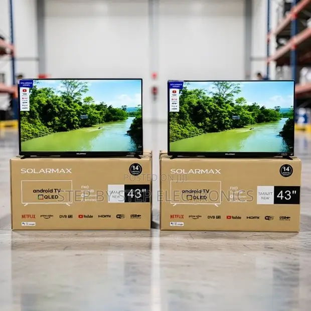 Price Drop: Solarmax 43 Inch Smart Android QLED TV - 1