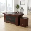 140cm Executive Desk with Side Extension - 2