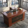 140cm Executive Desk with Side Extension - 4