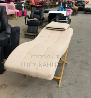 Brown Lash Bed with Gold Powder Coated Frame
