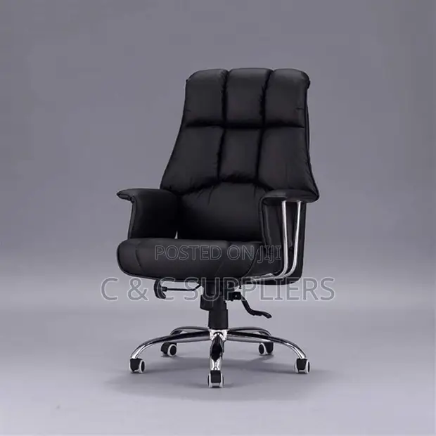 Leather High Back Executive Swivel Chair - 1