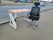 Modern Office Desk with Ergonomic Chair Set - 1