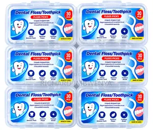 Dental Floss Picks - Pack of 30