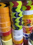 Self Reflective Adhesive Warning Tapes 25m - 2