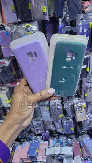Samsung Galaxy S9/S9+ Silicone Back Covers - Purple & Green