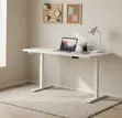 1.4M White Electric Standing Desk - 3