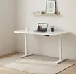 1.4M White Electric Standing Desk - 5