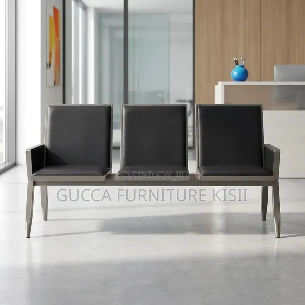 3-Seater Waiting Bench Chair - 1