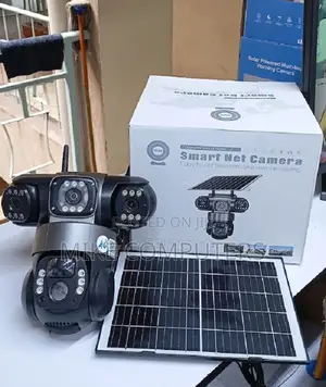 V380 Pro 4G Triple Lens Solar Security Camera