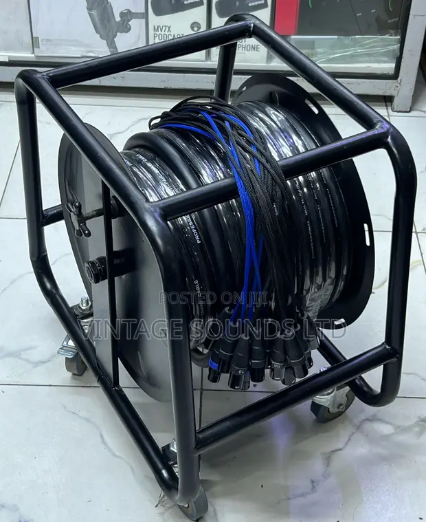 24-Channel XLR Multicore Sound Stage Snake Cable | 30m Heavy Duty - 1