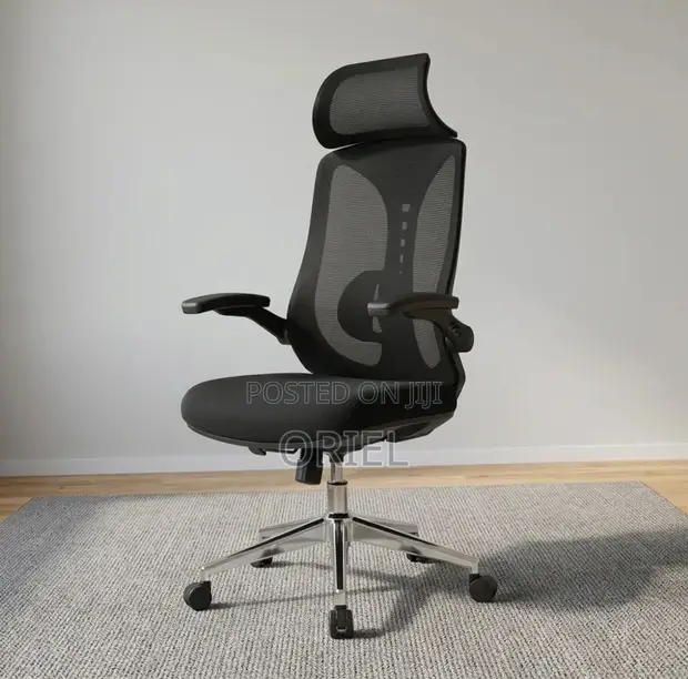 Kiti cha Ofisi cha Ergonomic cha Kugeuka chenye Mikono Inayoinuka - 1