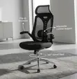 Kiti cha Ofisi cha Ergonomic cha Kugeuka chenye Mikono Inayoinuka - 4
