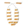 Wooden Back Massager Roller Rope - 3