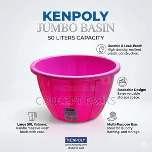 50L Kenpoly Jumbo Football Basin