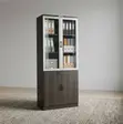 2-Door Wooden Office Cabinet - Modern Storage - 3