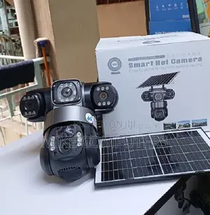V380Pro Triple Lens 4G Solar Camera