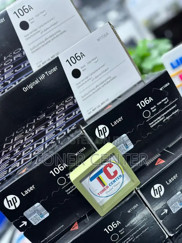 HP 106A Black Original Laser Toner Cartridge - 1