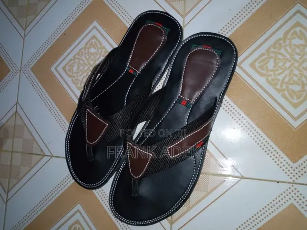 African Classics Leather Sandals - Brand New - 1