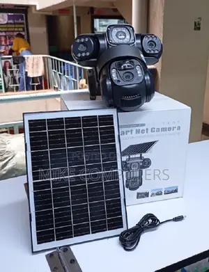 V380Pro Triple Lens 4G PTZ Solar Camera